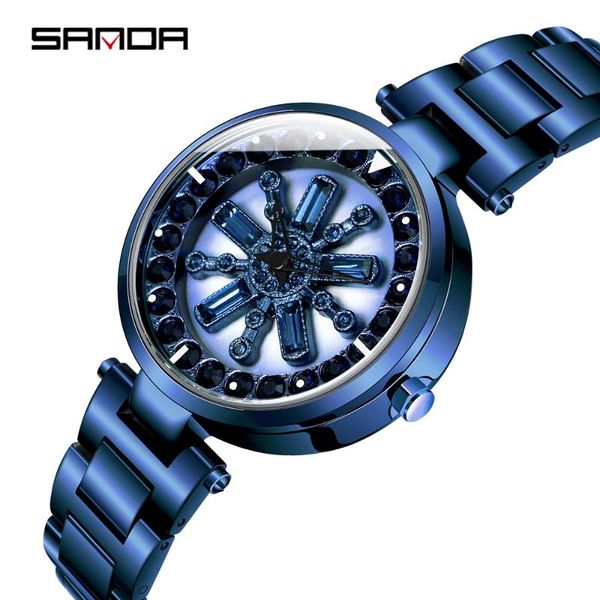 wristwatches fashion women watches 360 degree flowers rotating waterproof stainless steel strap quartz watch sanda brand relojes para mujer, Slivery;brown
wristwatches fashion women watches 360 degree flowers rotating waterproof stainless steel strap quartz watch sanda brand relojes para mujer, Slivery;brown