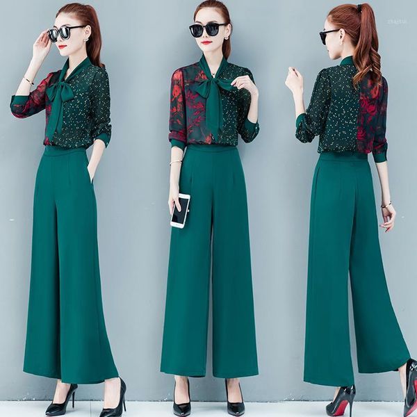 two piece dress 2021 spring women small fragrance printed bow shirt 2 set temperament wide leg pants fashion suit female xxl, White
two piece dress 2021 spring women small fragrance printed bow shirt 2 set temperament wide leg pants fashion suit female xxl, White