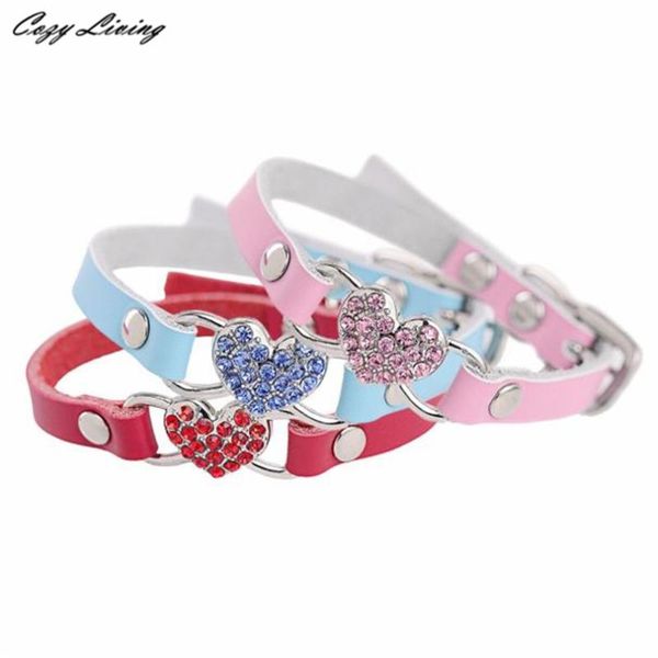 pet collars pu leather adjustable rhinestone peach heart puppy dog collar neck strap bling personalized 40d16 & leashes
pet collars pu leather adjustable rhinestone peach heart puppy dog collar neck strap bling personalized 40d16 & leashes
