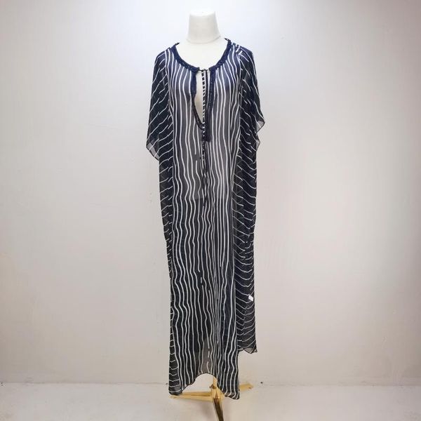 women's swimwear beach women bathroom outlet cover up 2021 chiffon vertical stripes loose plus size robes dress smock bikini stripe pol, White;black
women's swimwear beach women bathroom outlet cover up 2021 chiffon vertical stripes loose plus size robes dress smock bikini stripe pol, White;black