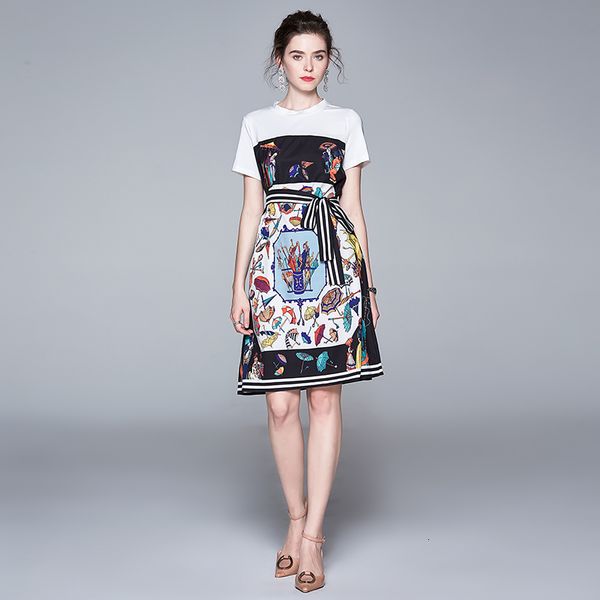 dress european fashion show short of sleeves patchwork retro dressed in autumn print elegant women's neck bow lace-up slim the line t0m, Black;gray
dress european fashion show short of sleeves patchwork retro dressed in autumn print elegant women's neck bow lace-up slim the line t0m, Black;gray