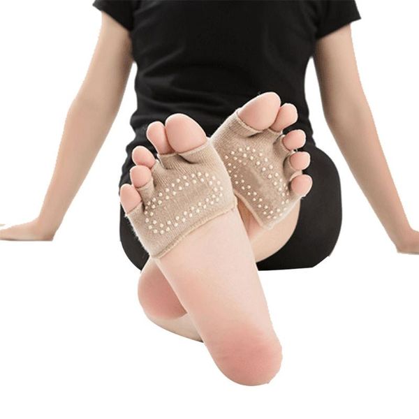 toe socks non-slip women ers no-show half for ballet pilates exercise dance studio too789 sports, Black 
toe socks non-slip women ers no-show half for ballet pilates exercise dance studio too789 sports, Black