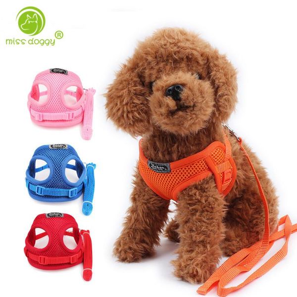 dog collars & leashes soft breathable harness and leash nylon mesh vest for dogs pet chest strap traction rope puppy walking tool
dog collars & leashes soft breathable harness and leash nylon mesh vest for dogs pet chest strap traction rope puppy walking tool