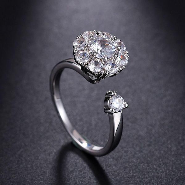wedding rings silver color luxury sparkly big stone zircon ring for women engagement open party jewelry fashion female gift, Slivery;golden
wedding rings silver color luxury sparkly big stone zircon ring for women engagement open party jewelry fashion female gift, Slivery;golden