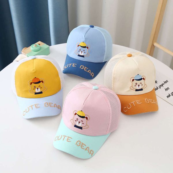 children's hat summer thin sunshade baseball net girl boy baby cute cartoon cap tide, Yellow
children's hat summer thin sunshade baseball net girl boy baby cute cartoon cap tide, Yellow