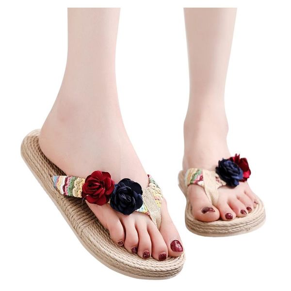 beach slippers women bohemia flowers slides ladies shoes summer sandals weave flip flops woman casual, Black
beach slippers women bohemia flowers slides ladies shoes summer sandals weave flip flops woman casual, Black