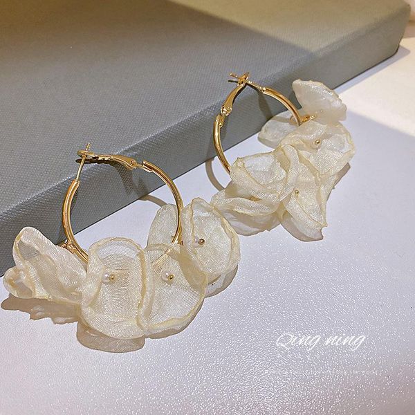 hoop & huggie 2021 trendy cloth flower earrings for women pearl female fashion simplicity jewelry delicate earring gift, Golden;silver
hoop & huggie 2021 trendy cloth flower earrings for women pearl female fashion simplicity jewelry delicate earring gift, Golden;silver