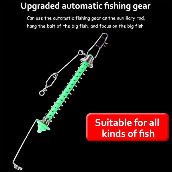 fishing hooks stainless steel automatic hook trigger lazy spring fishhook bait catch ejection catapult full speed fish accessories
fishing hooks stainless steel automatic hook trigger lazy spring fishhook bait catch ejection catapult full speed fish accessories