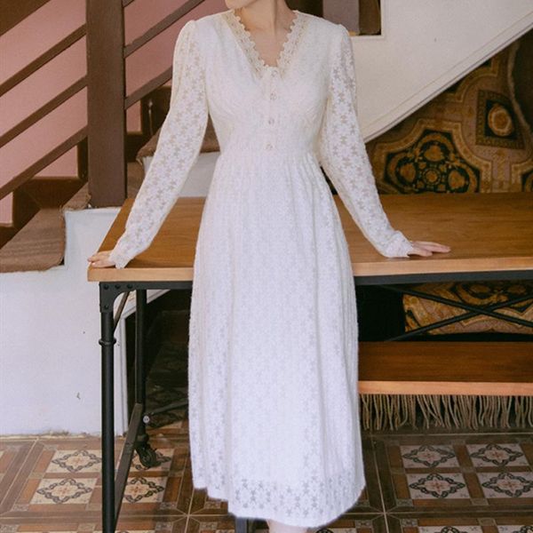 casual dresses lace women spring vintage 2021 long sleeve luxury midi dress party elegant a-line boho autumn high waist embroidery, Black;gray
casual dresses lace women spring vintage 2021 long sleeve luxury midi dress party elegant a-line boho autumn high waist embroidery, Black;gray