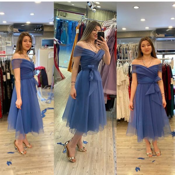 elegant short blue evening dresses a-line off shoulder tulle prom party gowns robe de soiree for women, Black;red
elegant short blue evening dresses a-line off shoulder tulle prom party gowns robe de soiree for women, Black;red
