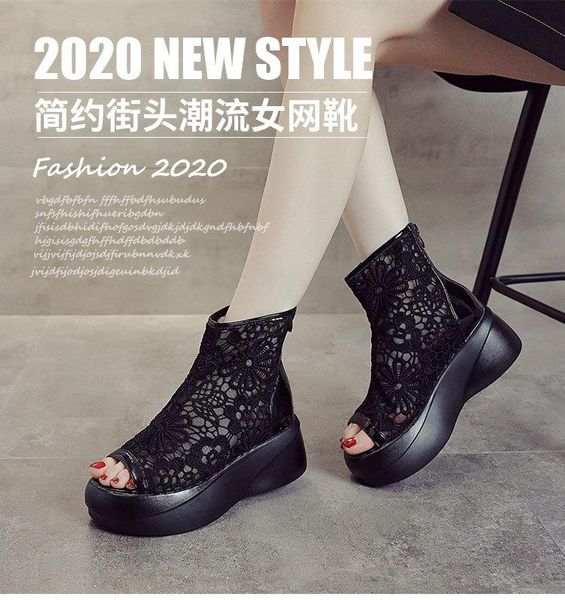 sandals 2021 summer platform sandal high heels fish toe shoes transparent lace gauze thick soles single shoe trend, Black
sandals 2021 summer platform sandal high heels fish toe shoes transparent lace gauze thick soles single shoe trend, Black