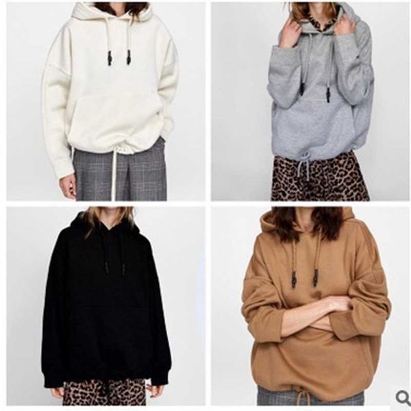 fashion hoodies autumn women's long sleeve loose kangaroo poet rib layer sweater, Black
fashion hoodies autumn women's long sleeve loose kangaroo poet rib layer sweater, Black