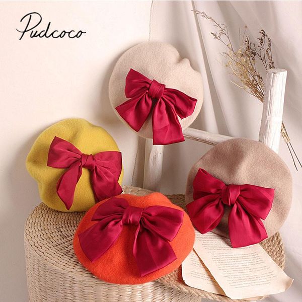 infant kids baby girls berets solid candy color big bowknot hats fashion daily party wear retro caps accessories for 2-6t &, Yellow
infant kids baby girls berets solid candy color big bowknot hats fashion daily party wear retro caps accessories for 2-6t &, Yellow