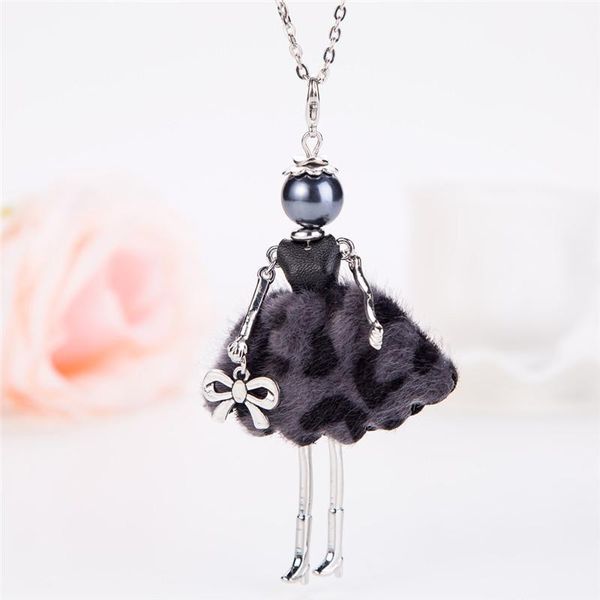 pendant necklaces korea handmade alloy fabric doll necklace fall winter long sweater chains for girl woman fashion jewelry-dqawnl014e, Silver 
pendant necklaces korea handmade alloy fabric doll necklace fall winter long sweater chains for girl woman fashion jewelry-dqawnl014e, Silver
