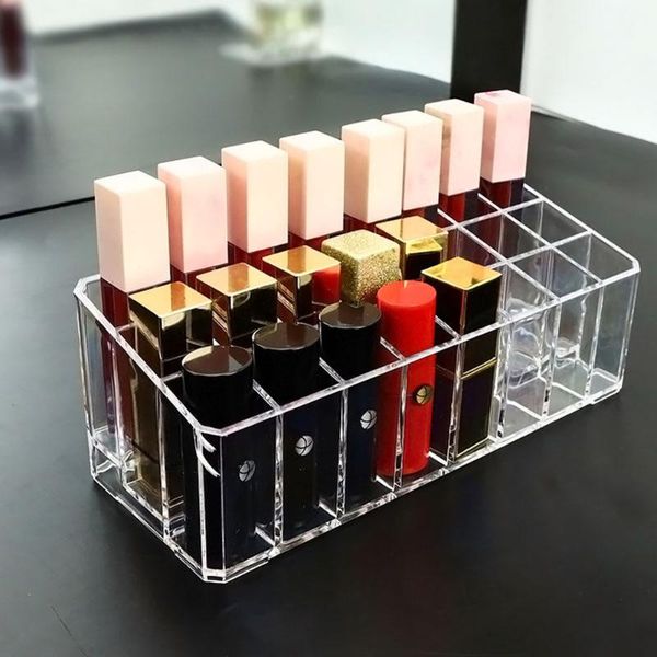 grids acrylic lipstick stand holder makeup organizer cosmetic storage box jewelry display boxes & bins
grids acrylic lipstick stand holder makeup organizer cosmetic storage box jewelry display boxes & bins