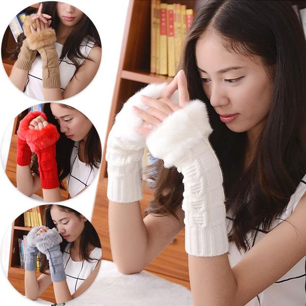 five fingers gloves wool knitted winter thick warm fingerless mittens women' stylish soft comfortable plush imitation fur, Blue;gray
five fingers gloves wool knitted winter thick warm fingerless mittens women' stylish soft comfortable plush imitation fur, Blue;gray