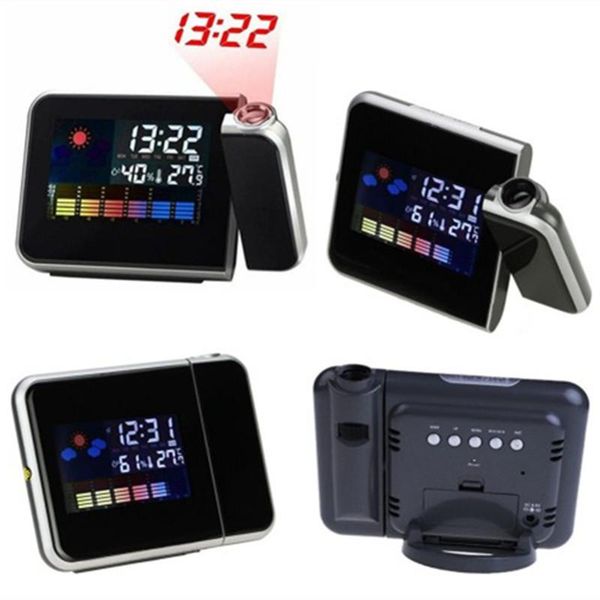 other clocks & accessories deskled clock digital alarm and projector color screen time projection multi-function weather calendar 
other clocks & accessories deskled clock digital alarm and projector color screen time projection multi-function weather calendar