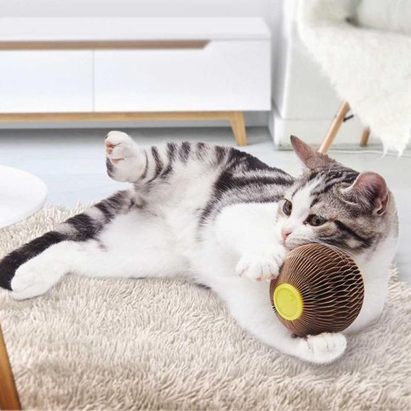 cat toys 1 pc pet cats scratching teasing paper ball catnip refillable scratch chew catch toy oval/round
cat toys 1 pc pet cats scratching teasing paper ball catnip refillable scratch chew catch toy oval/round