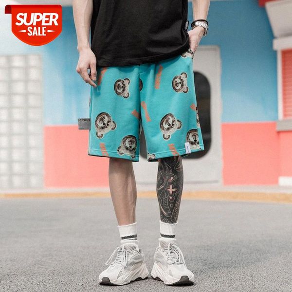 hip-hop full print bear shorts male street style couple loose casual five-point pants #e75s, Black
hip-hop full print bear shorts male street style couple loose casual five-point pants #e75s, Black