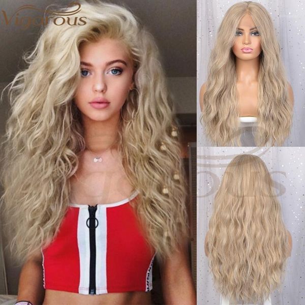 vigorous lace front wigs for women synthetic 24" light brown with natural hairline hair curly u part lace1, Black
vigorous lace front wigs for women synthetic 24" light brown with natural hairline hair curly u part lace1, Black