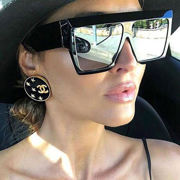 square sunglasses women men big frame fashion retro mirror sun glasses brand vintage lunette de soleil feminine, White;black
square sunglasses women men big frame fashion retro mirror sun glasses brand vintage lunette de soleil feminine, White;black