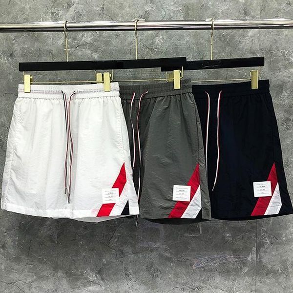shorts fashion tb thom brand casual men women summer beach sports trousers patchwork panelled jogger track shorts, White;black
shorts fashion tb thom brand casual men women summer beach sports trousers patchwork panelled jogger track shorts, White;black