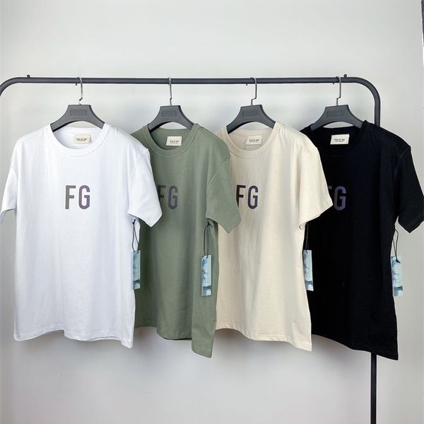 feel of god fog colorful 3m reflective letter fg high street loose short sleeve t-shirt for men, White;black
feel of god fog colorful 3m reflective letter fg high street loose short sleeve t-shirt for men, White;black