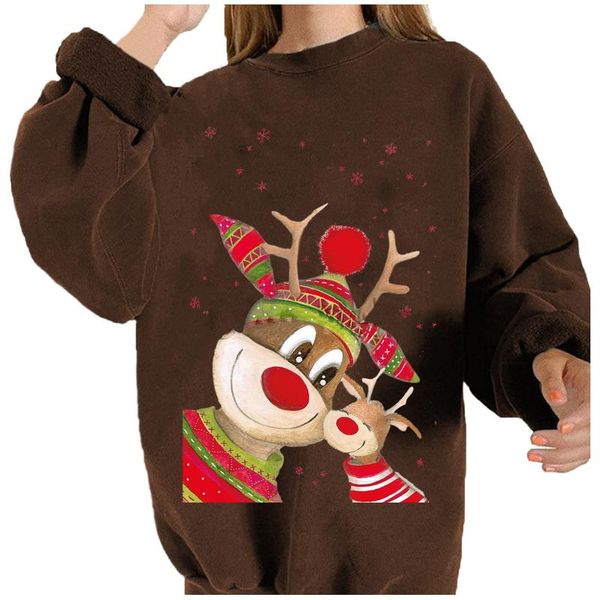 women's hoodies & sweatshirts harajuku autumn and winter sweatshirt women 2022 year christmas reindeer pattern hoodie o-neck oversized, Black
women's hoodies & sweatshirts harajuku autumn and winter sweatshirt women 2022 year christmas reindeer pattern hoodie o-neck oversized, Black