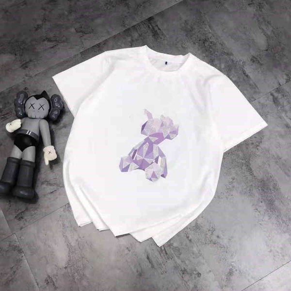 2022 factory wholesale new summer korea fashion geometric diamond rabbit short sleeve t-shirt men's and women's casual 071205, White
2022 factory wholesale new summer korea fashion geometric diamond rabbit short sleeve t-shirt men's and women's casual 071205, White
