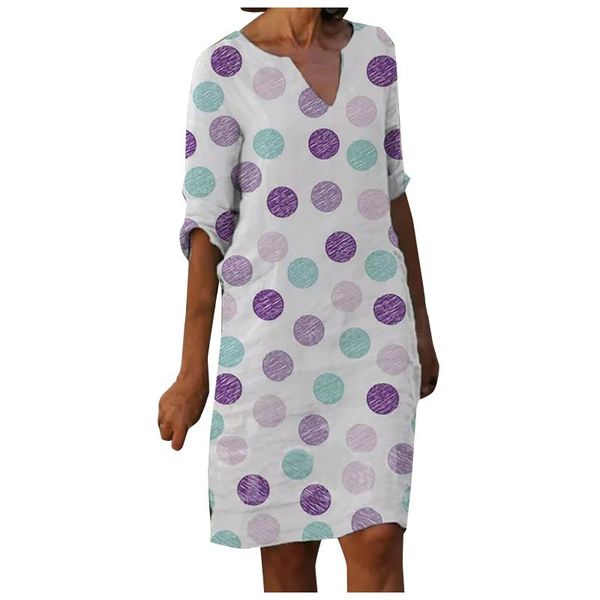 casual dresses plus size for women 2021 women's autumn fasion loose dot printing short-sleeved v-neck dress vestidos de mujer, Black;gray
casual dresses plus size for women 2021 women's autumn fasion loose dot printing short-sleeved v-neck dress vestidos de mujer, Black;gray