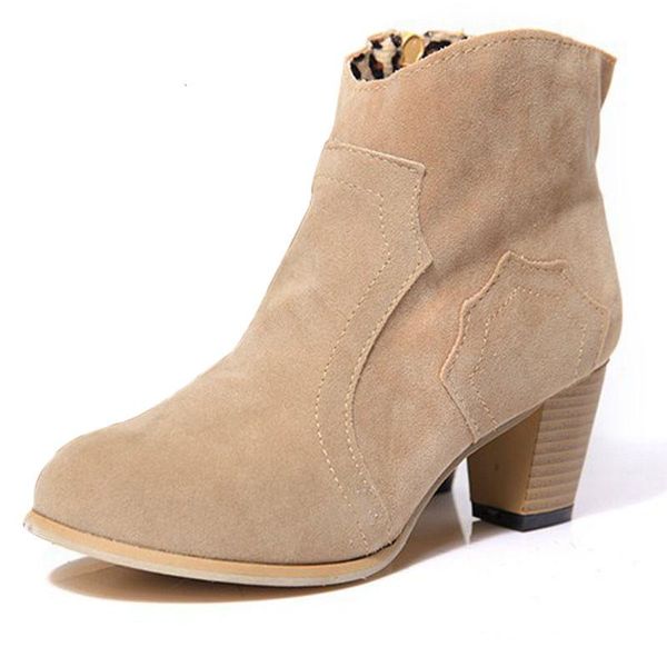 boots fashion autumn women's high heels women shoes faux suede ankle ladies 3 colors botas mujer, Black
boots fashion autumn women's high heels women shoes faux suede ankle ladies 3 colors botas mujer, Black