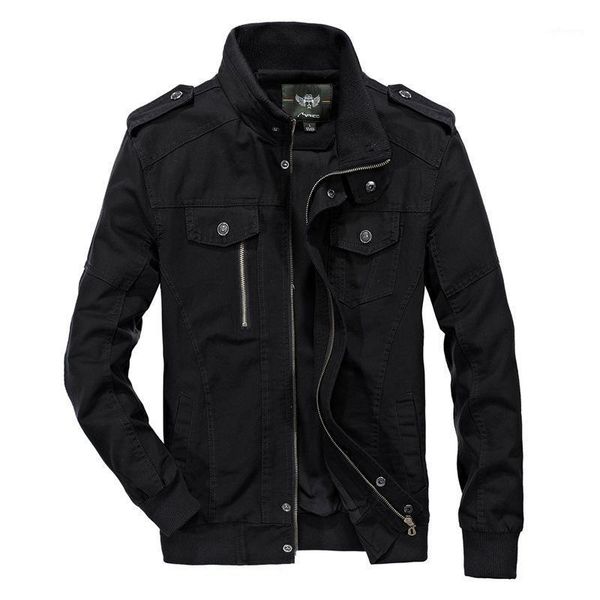 men's jackets m-6xl oversized clothes autumn casual washed cotton military jacket handsome male stand collar ziper loose coats outerwea, Black;brown
men's jackets m-6xl oversized clothes autumn casual washed cotton military jacket handsome male stand collar ziper loose coats outerwea, Black;brown