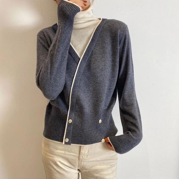 women's knits & tees 2021 autumn winter sweater assorted colors high collar woolen wool, White
women's knits & tees 2021 autumn winter sweater assorted colors high collar woolen wool, White