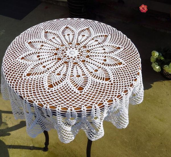 christmas handmade crochet flower round 80cm tablecloths cotton sofa towel coffee tabel cloth home cover textile table
christmas handmade crochet flower round 80cm tablecloths cotton sofa towel coffee tabel cloth home cover textile table