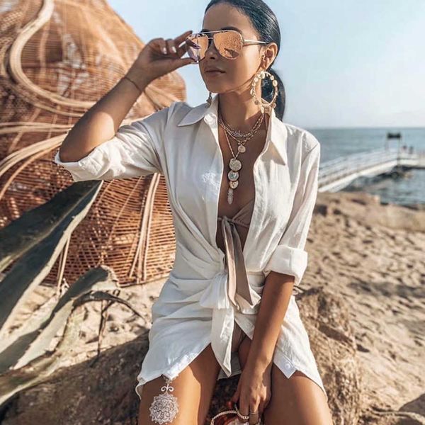 women's tanks & camis deep v ncek long sleeve shirt dress for women beach white swim bikini cover up casual summer dresses vestidos h0r
women's tanks & camis deep v ncek long sleeve shirt dress for women beach white swim bikini cover up casual summer dresses vestidos h0r