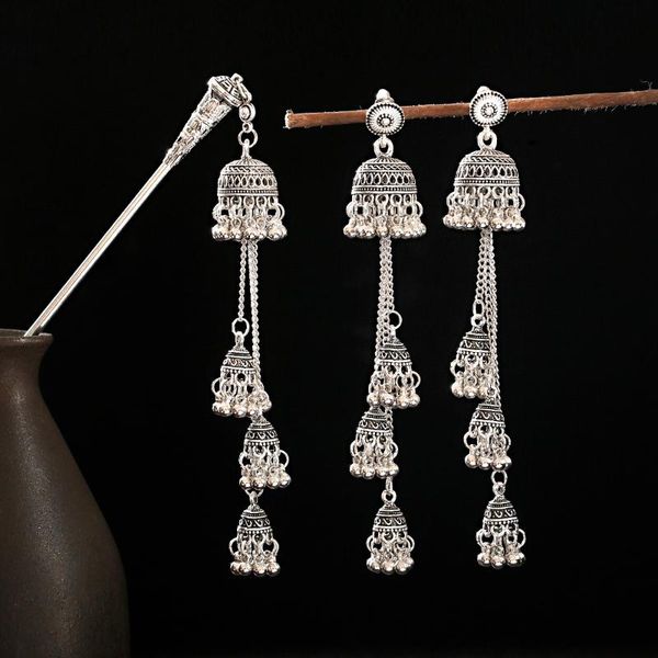 hair clips & barrettes dangle earring for girl earring&hairpin set jhumka earrings femmes sticks accessories chinese style vintage, Golden;silver
hair clips & barrettes dangle earring for girl earring&hairpin set jhumka earrings femmes sticks accessories chinese style vintage, Golden;silver