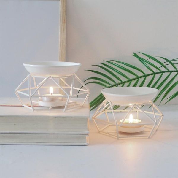 fragrance lamps metal aromatic oil burner geometric ceramic essential tealight candle holder wax melt warmer aroma diffuser lamp
fragrance lamps metal aromatic oil burner geometric ceramic essential tealight candle holder wax melt warmer aroma diffuser lamp