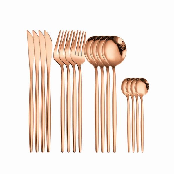 rose gold cutlery set fork spoon knife kitchen 18/10 stainless steel tableware dinnerware dinner holiday gift sets
rose gold cutlery set fork spoon knife kitchen 18/10 stainless steel tableware dinnerware dinner holiday gift sets