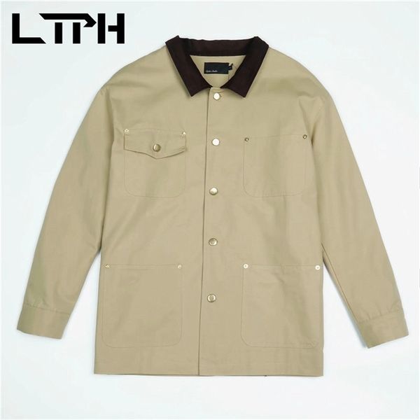 ltph vintage casual tooling style womens coats loose single breasted trench coat chic female windbreaker autumn winter 210423, Tan;black
ltph vintage casual tooling style womens coats loose single breasted trench coat chic female windbreaker autumn winter 210423, Tan;black