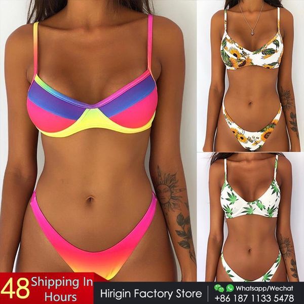 Printed Sexy Women Bikini Underwire Womens Swimwears Push Up Padded Biquini Bathing Suit Summer Beachwear, White;black
Printed Sexy Women Bikini Underwire Womens Swimwears Push Up Padded Biquini Bathing Suit Summer Beachwear, White;black