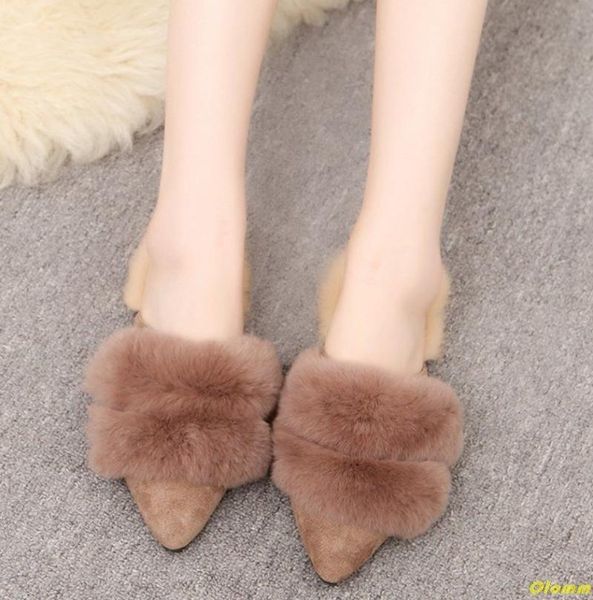 winter women slippers faux fur fashion house warm shoes slip on flats female slides green pink cozy home furry slipper, Black
winter women slippers faux fur fashion house warm shoes slip on flats female slides green pink cozy home furry slipper, Black