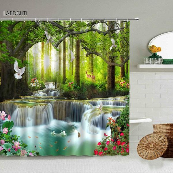 shower curtains landscape curtain natural forest waterfall scenery chinese home bathroom decor green plants flower pography screen
shower curtains landscape curtain natural forest waterfall scenery chinese home bathroom decor green plants flower pography screen