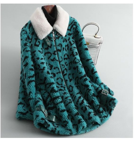 women's fur & faux 2021 real coat winter jacket korean leopard 100% wool coats and jackets women clothes manteau femme z070k kj3772, Black
women's fur & faux 2021 real coat winter jacket korean leopard 100% wool coats and jackets women clothes manteau femme z070k kj3772, Black