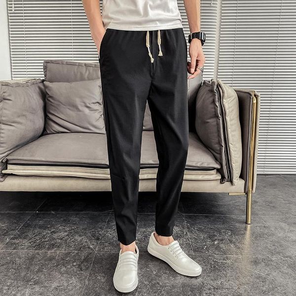 men's pants 2021 spring summer fashion mens thin cotton casual men business solid color trousers male all-matched clothing d22, Black
men's pants 2021 spring summer fashion mens thin cotton casual men business solid color trousers male all-matched clothing d22, Black