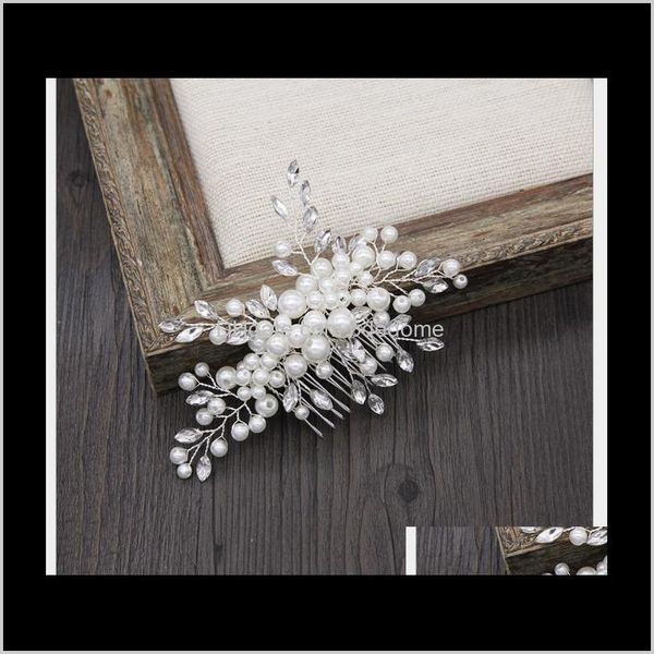 jewelry drop delivery 2021 hand-made pearl flower braided edge clip bridal headdress wedding hair trim full drill comb izsad, Slivery;golden
jewelry drop delivery 2021 hand-made pearl flower braided edge clip bridal headdress wedding hair trim full drill comb izsad, Slivery;golden
