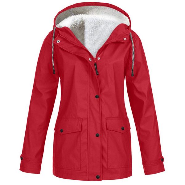 ladies autumn and winter plus fleece jacket outdoor mountaineering clothes hooded zipper button closure a66 women's jackets, Black;brown
ladies autumn and winter plus fleece jacket outdoor mountaineering clothes hooded zipper button closure a66 women's jackets, Black;brown