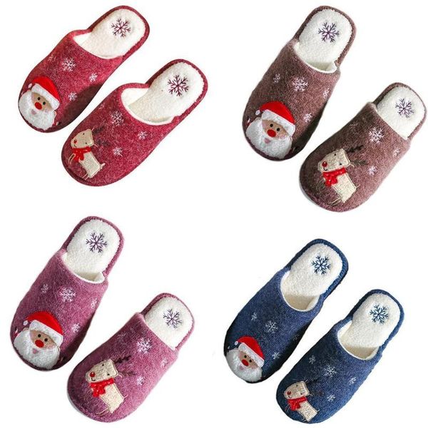 santa cotton slippers women winter home non-slip floor indoor couples lovers soft bottom shoes b8h5, Black
santa cotton slippers women winter home non-slip floor indoor couples lovers soft bottom shoes b8h5, Black