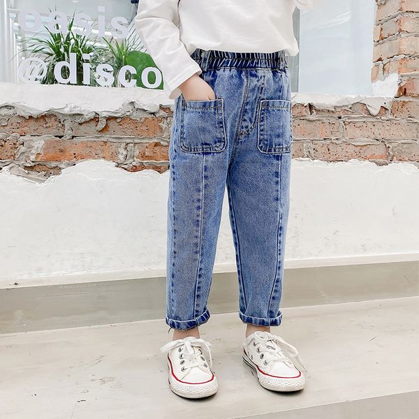 new korean solid elastic waist mid jeans 0-9 years old spring and autumn childrens trousers casual boys and girls denim pants, Blue
new korean solid elastic waist mid jeans 0-9 years old spring and autumn childrens trousers casual boys and girls denim pants, Blue