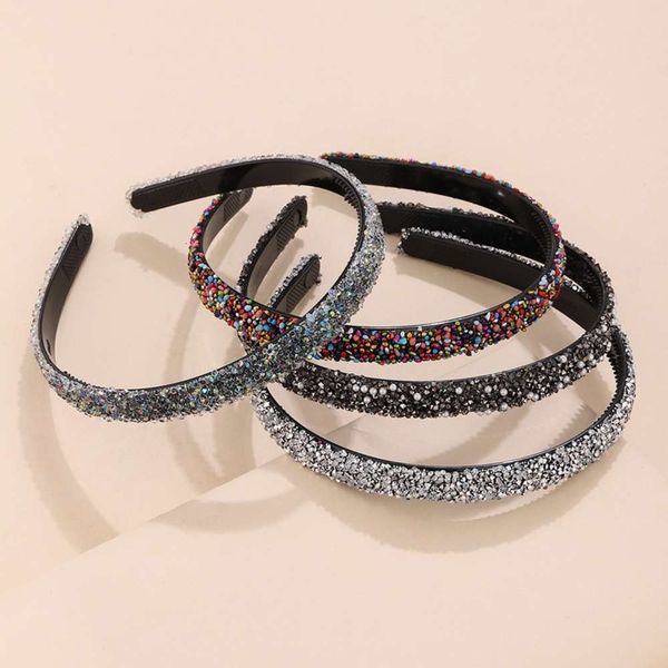 versatile headband colorful crystal hairband for women, Silver
versatile headband colorful crystal hairband for women, Silver