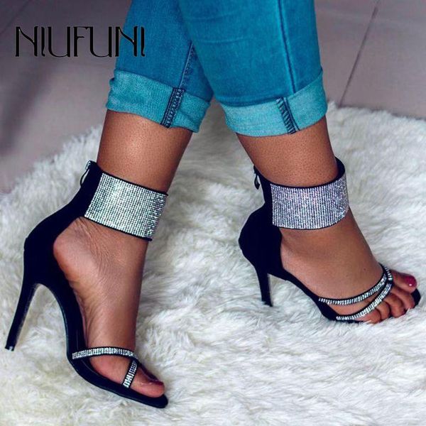 summer women's sandals open toes rhinestone back zipper stiletto cross straps flip flops shoes ankle sexy, Black
summer women's sandals open toes rhinestone back zipper stiletto cross straps flip flops shoes ankle sexy, Black